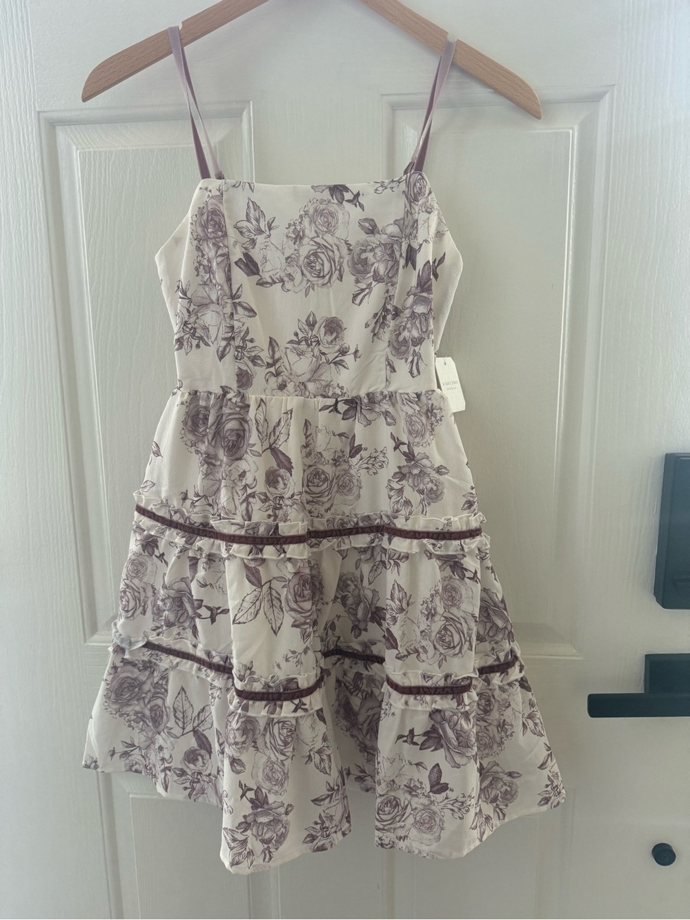 Altard State cream mini dress.